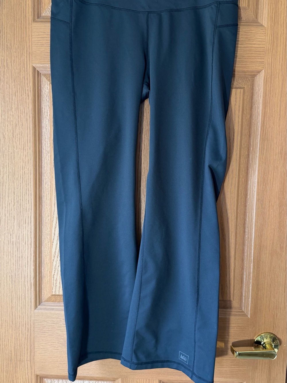 REI Black Bootcut Active Track Pants